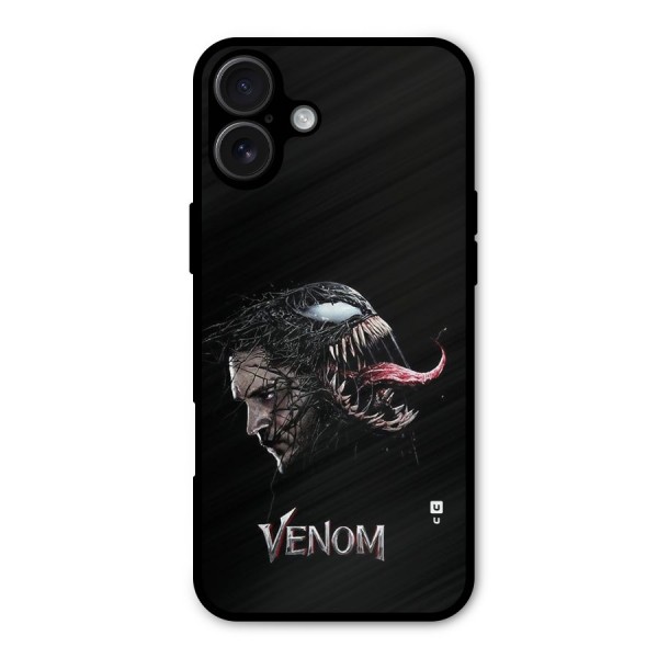 Venom Rage Metal Back Case for iPhone 16 Plus