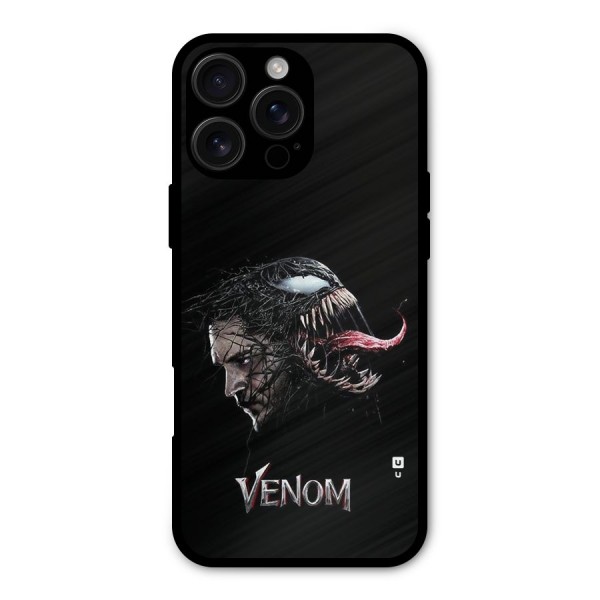 Venom Rage Metal Back Case for iPhone 16 Pro Max