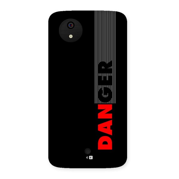 Vertical Danger Back Case for Canvas A1  AQ4501