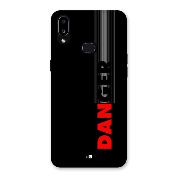 Vertical Danger Back Case for Galaxy A10s