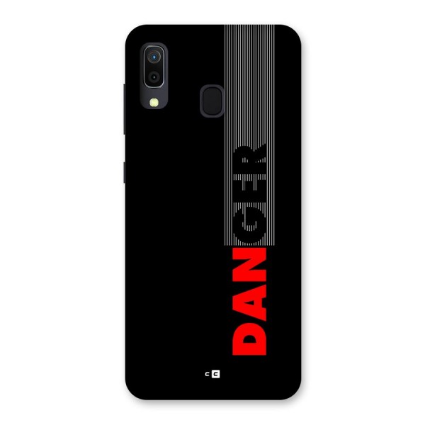 Vertical Danger Back Case for Galaxy A20