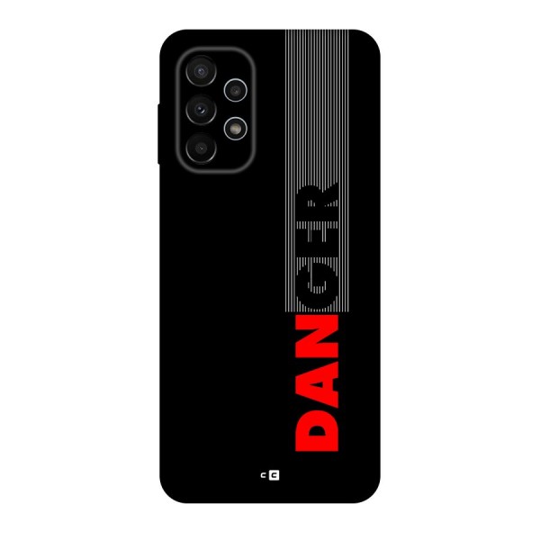 Vertical Danger Back Case for Galaxy A23