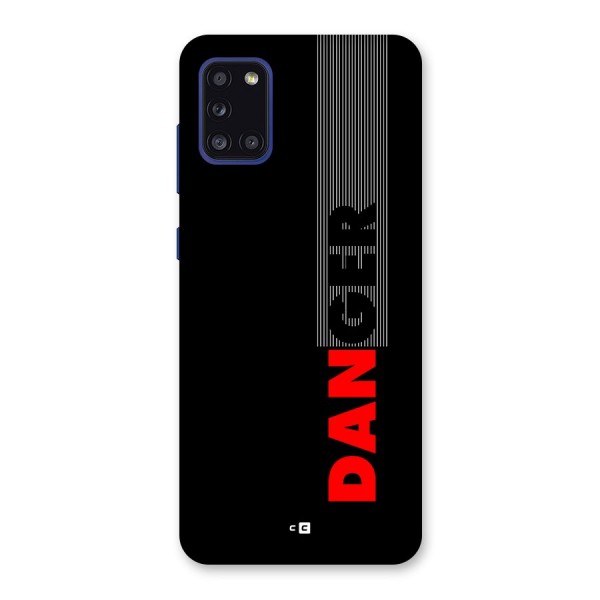 Vertical Danger Back Case for Galaxy A31