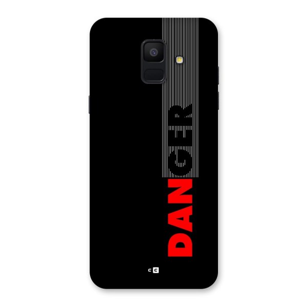 Vertical Danger Back Case for Galaxy A6 (2018)