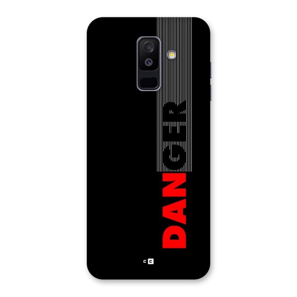 Vertical Danger Back Case for Galaxy A6 Plus