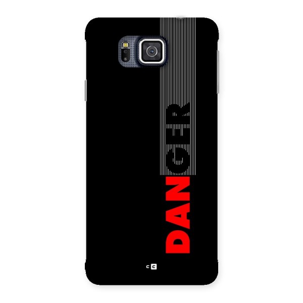 Vertical Danger Back Case for Galaxy Alpha