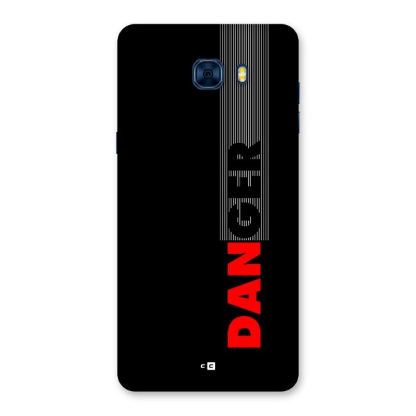 Vertical Danger Back Case for Galaxy C7 Pro