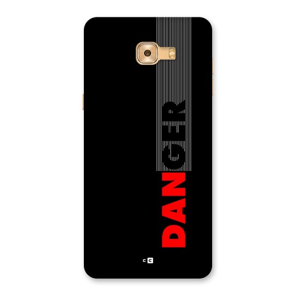 Vertical Danger Back Case for Galaxy C9 Pro