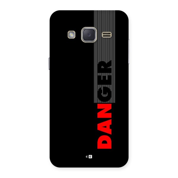 Vertical Danger Back Case for Galaxy J2