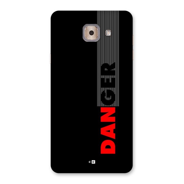 Vertical Danger Back Case for Galaxy J7 Max