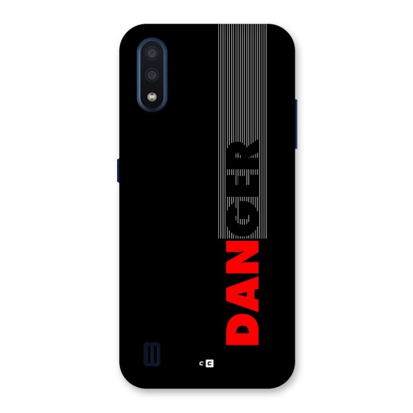 Vertical Danger Back Case for Galaxy M01