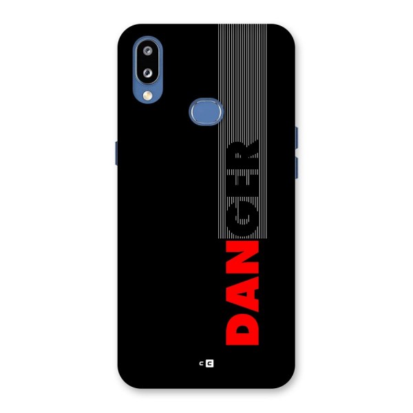 Vertical Danger Back Case for Galaxy M01s