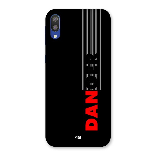 Vertical Danger Back Case for Galaxy M10