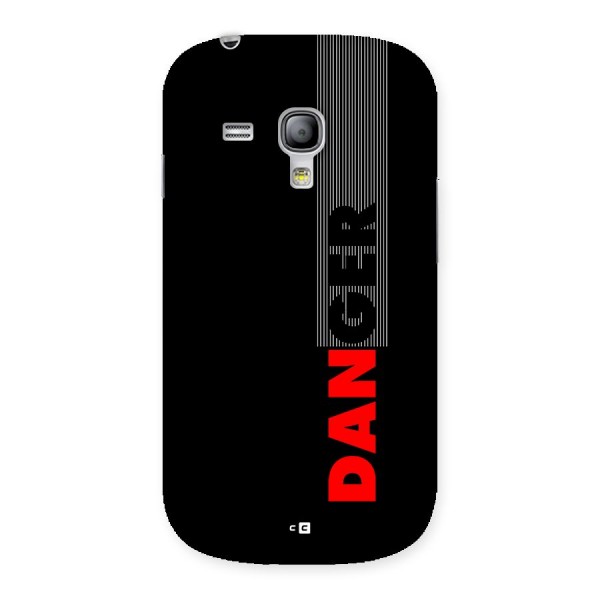 Vertical Danger Back Case for Galaxy S3 Mini