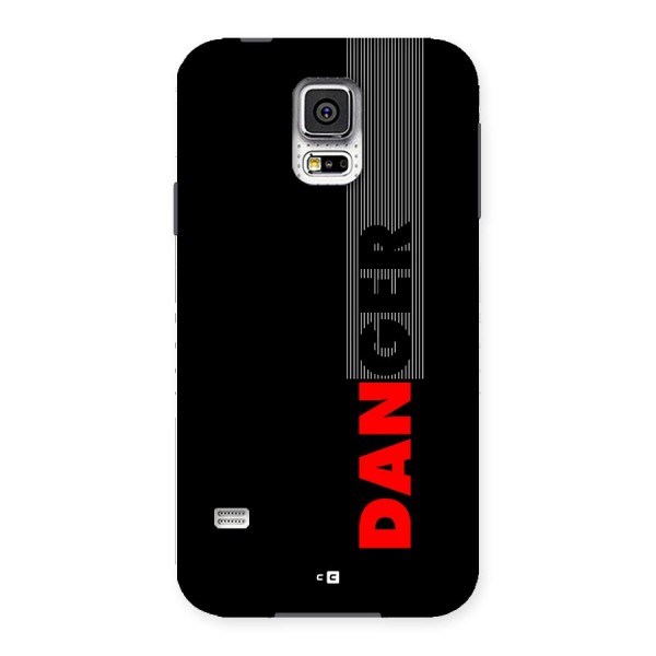 Vertical Danger Back Case for Galaxy S5