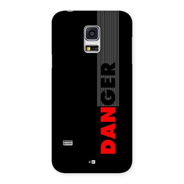 Vertical Danger Back Case for Galaxy S5 Mini