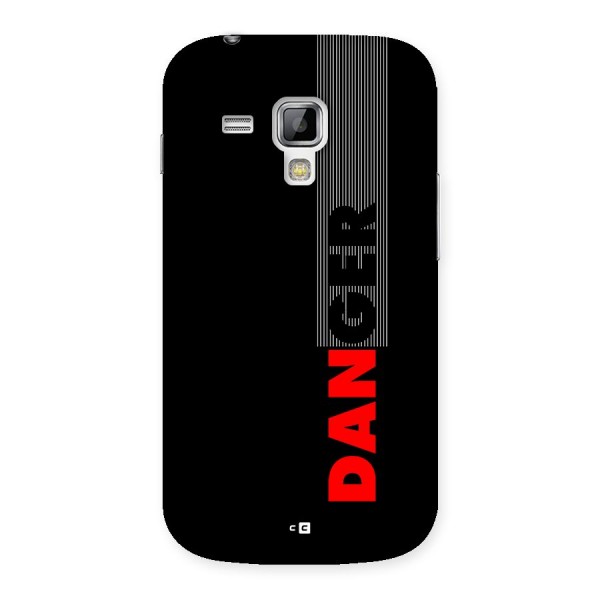 Vertical Danger Back Case for Galaxy S Duos