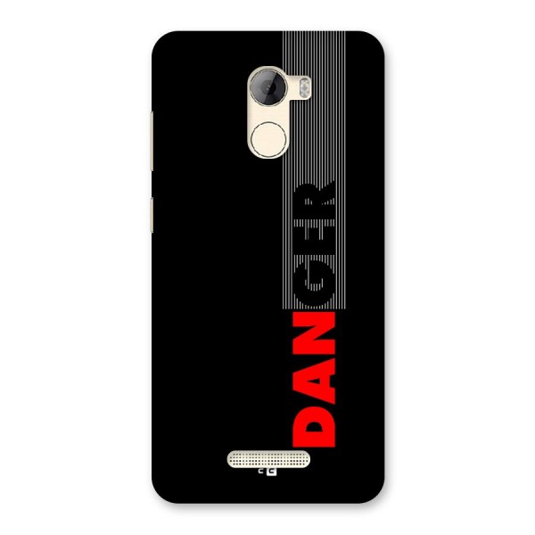 Vertical Danger Back Case for Gionee A1 LIte