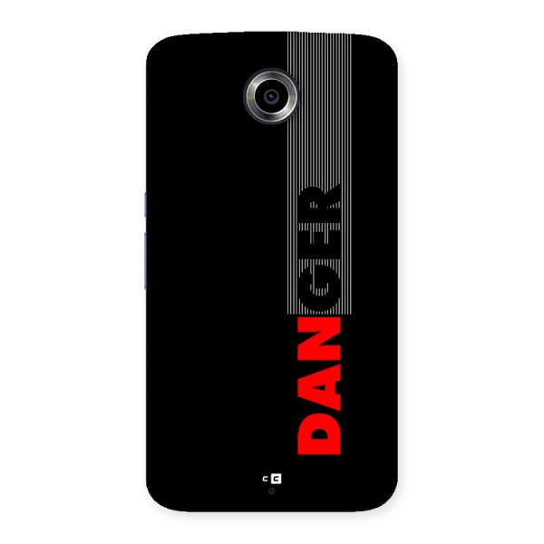 Vertical Danger Back Case for Google Nexus 6