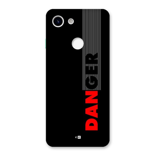 Vertical Danger Back Case for Google Pixel 3