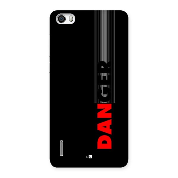 Vertical Danger Back Case for Honor 6