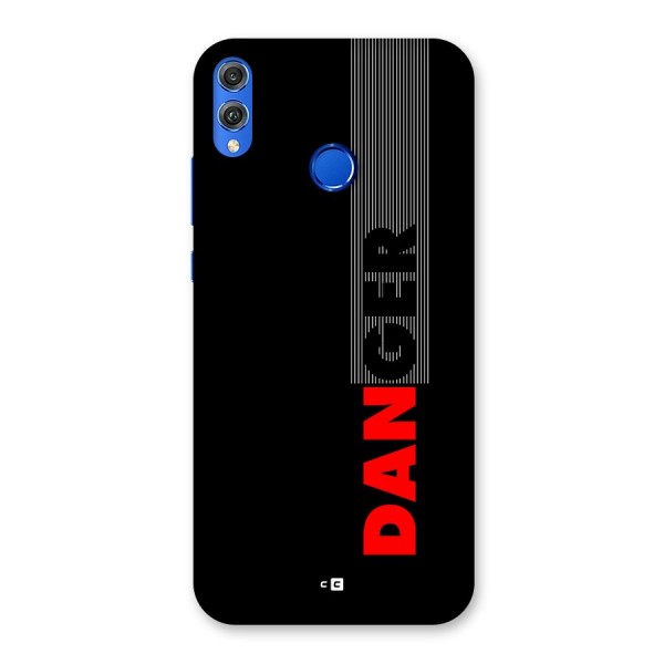 Vertical Danger Back Case for Honor 8X