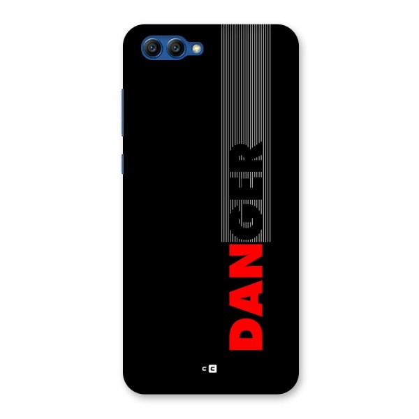 Vertical Danger Back Case for Honor View 10