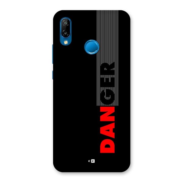 Vertical Danger Back Case for Huawei P20 Lite