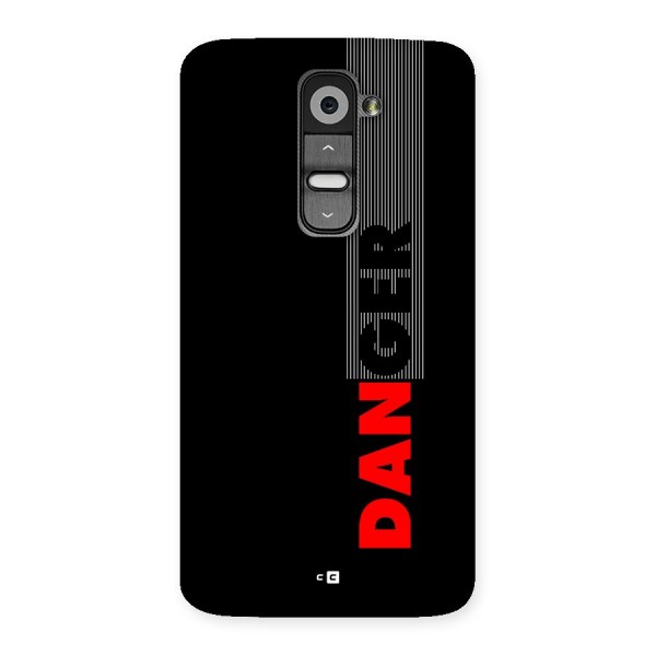 Vertical Danger Back Case for LG G2