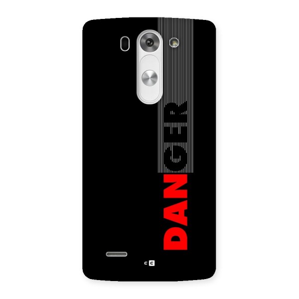 Vertical Danger Back Case for LG G3 Beat