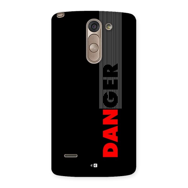 Vertical Danger Back Case for LG G3 Stylus