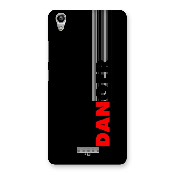 Vertical Danger Back Case for Lava Pixel V1