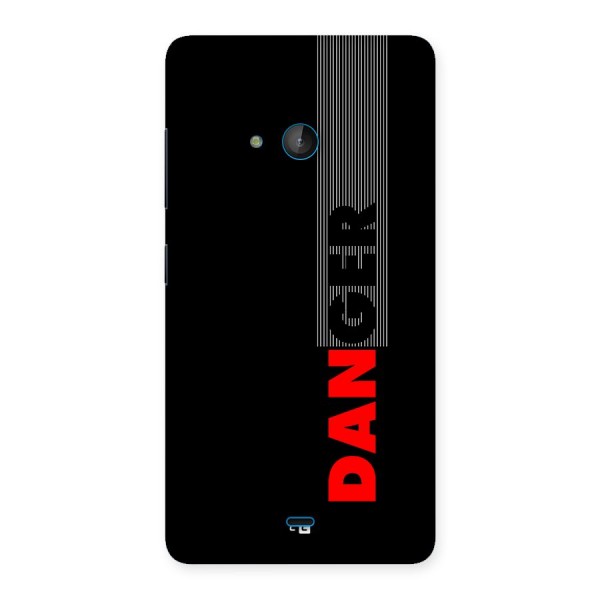 Vertical Danger Back Case for Lumia 540