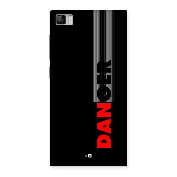 Vertical Danger Back Case for Mi3