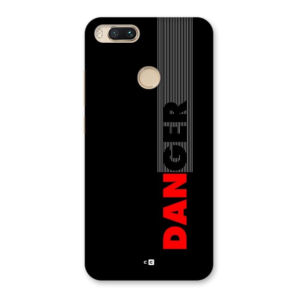 Vertical Danger Back Case for Mi A1