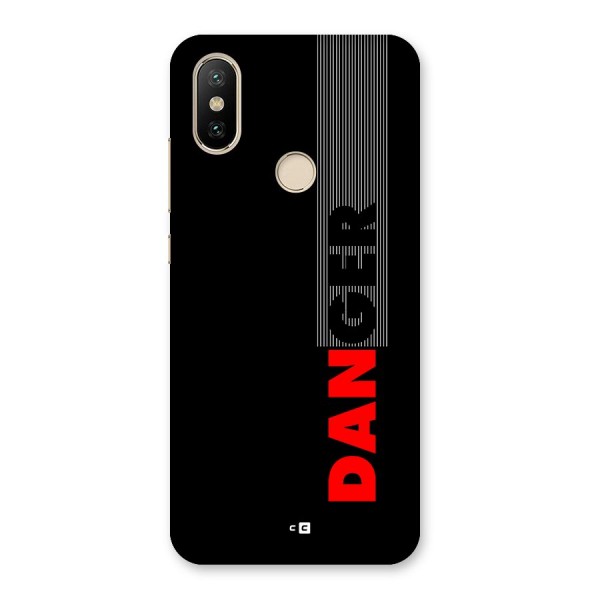 Vertical Danger Back Case for Mi A2