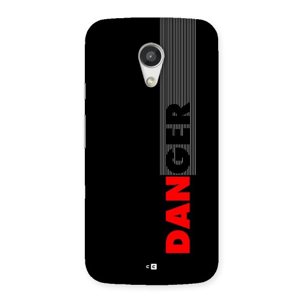 Vertical Danger Back Case for Moto G 2nd Gen