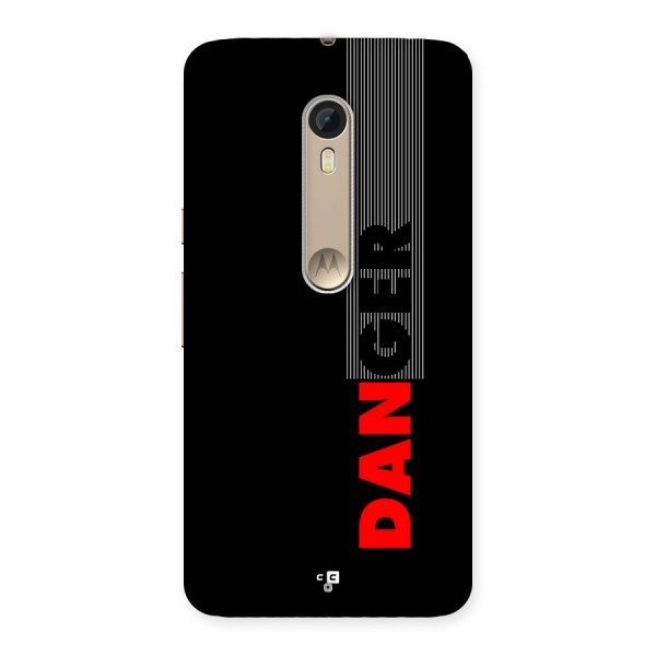 Vertical Danger Back Case for Moto X Style