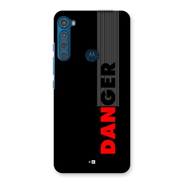 Vertical Danger Back Case for Motorola One Fusion Plus