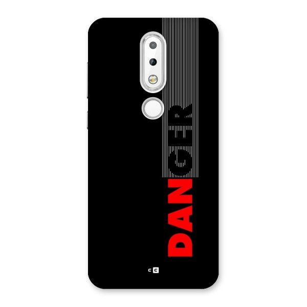 Vertical Danger Back Case for Nokia 6.1 Plus