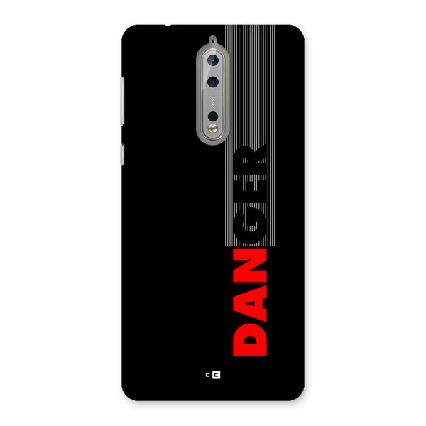 Vertical Danger Back Case for Nokia 8