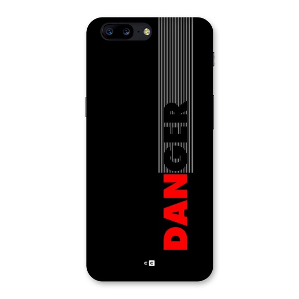 Vertical Danger Back Case for OnePlus 5