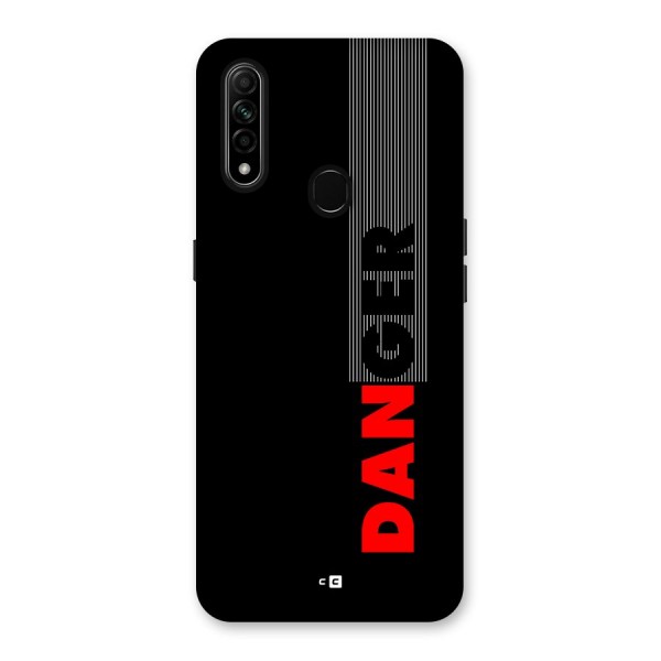 Vertical Danger Back Case for Oppo A31