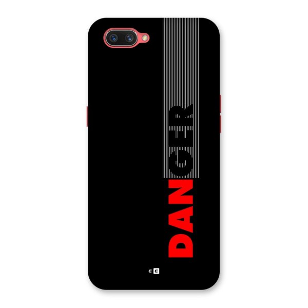 Vertical Danger Back Case for Oppo A3s