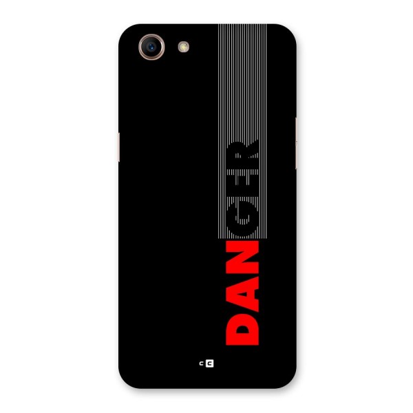 Vertical Danger Back Case for Oppo A83 (2018)