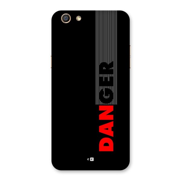 Vertical Danger Back Case for Oppo F3