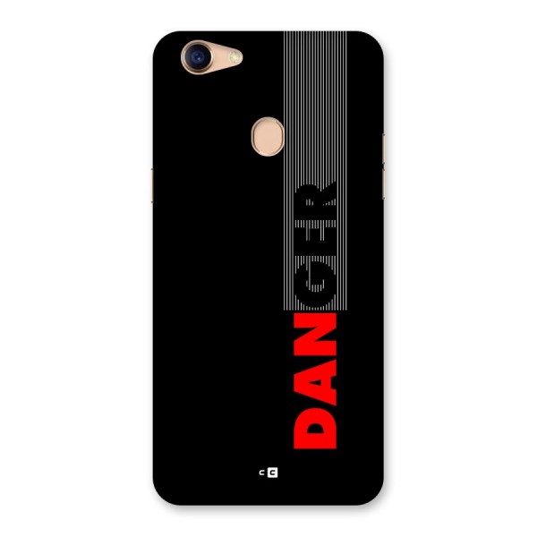 Vertical Danger Back Case for Oppo F5