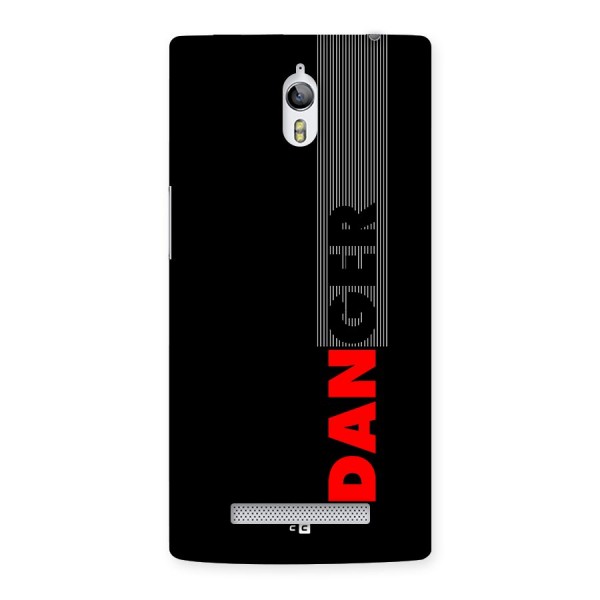 Vertical Danger Back Case for Oppo Find 7