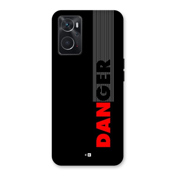 Vertical Danger Back Case for Oppo K10 4G