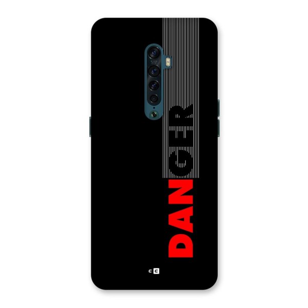 Vertical Danger Back Case for Oppo Reno2